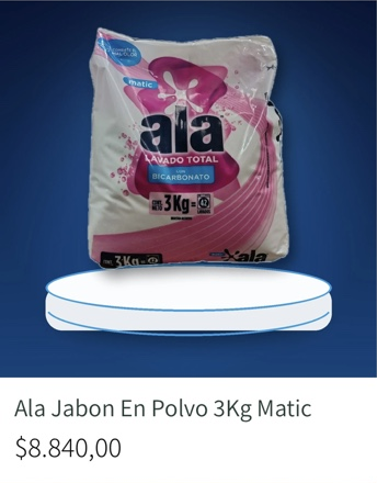 Ala Jabón en Polvo 3Kg Matic