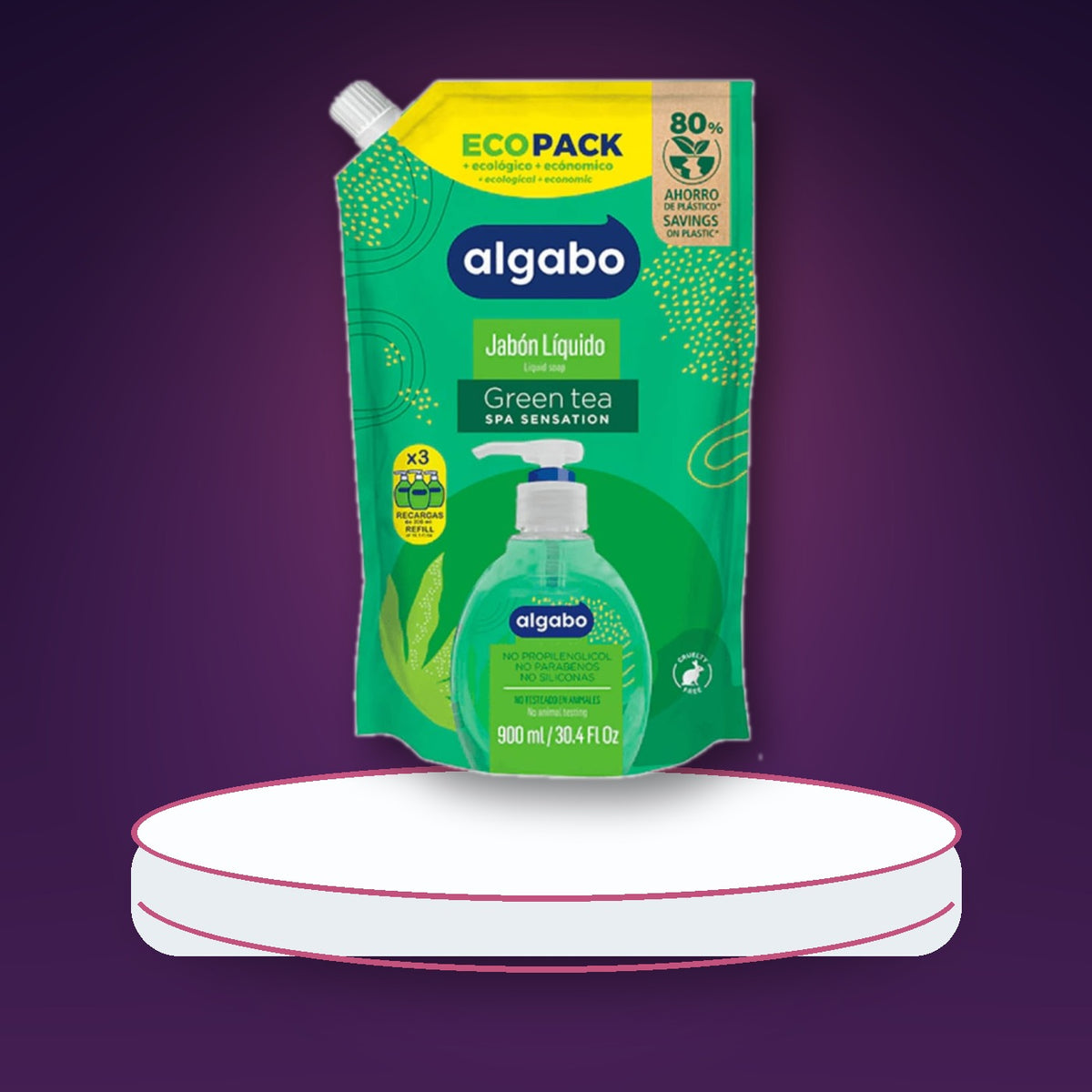 Algabo Jabon Liq. 900Ml Doy Pico