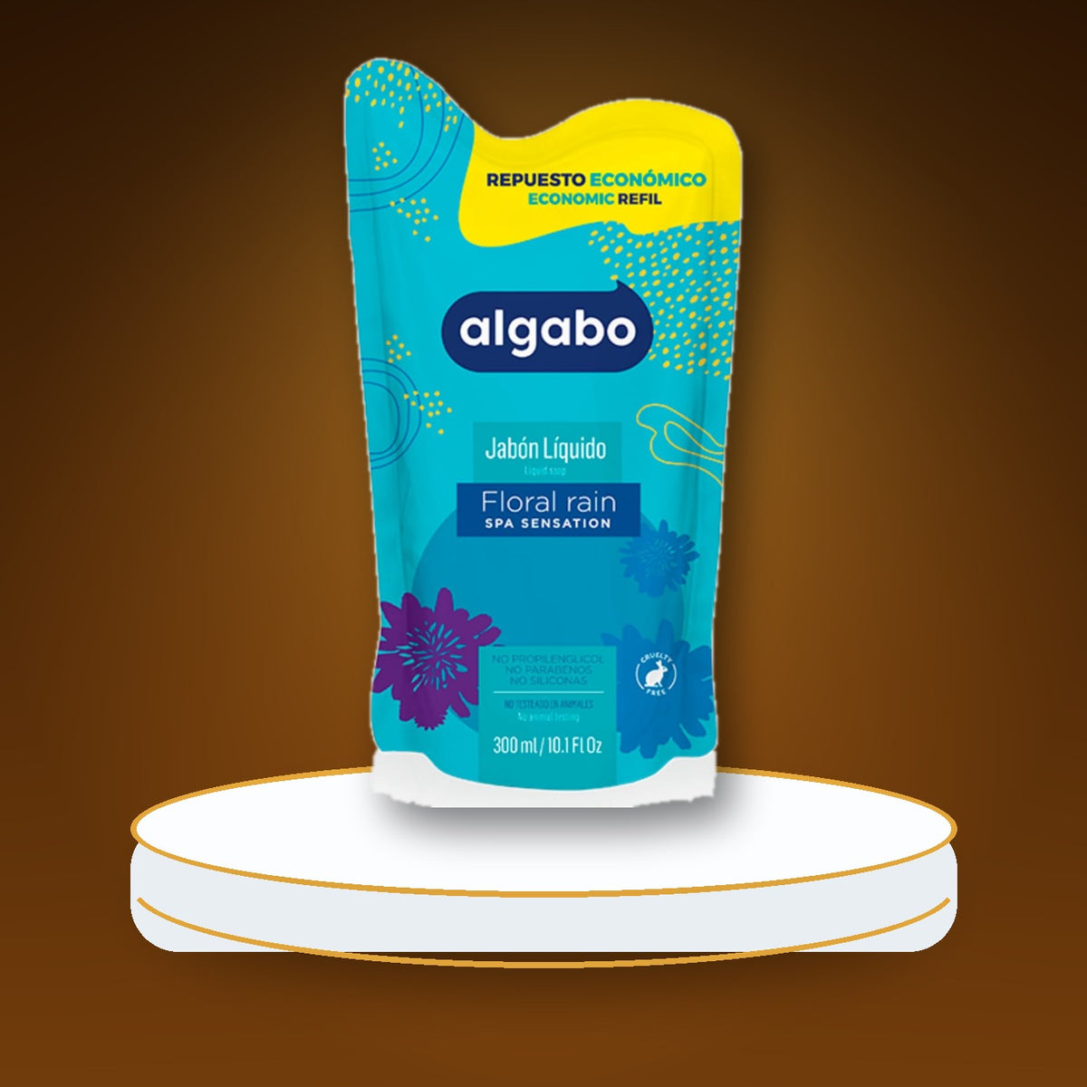 Algabo Jabon Liq. Floral Rain Dp 300Ml