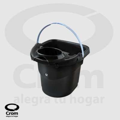 Crom balde para mopa con escurridor integrado