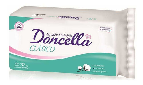 Doncella Algodón Hidrófilo Clásico 70 g - SKU 12101