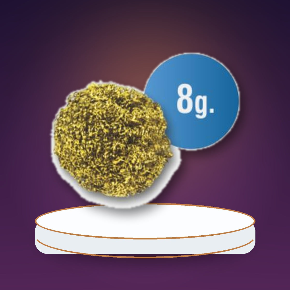 ESPONJA DORADA 8G 24U SIMIL ORO OK / EXTRAL