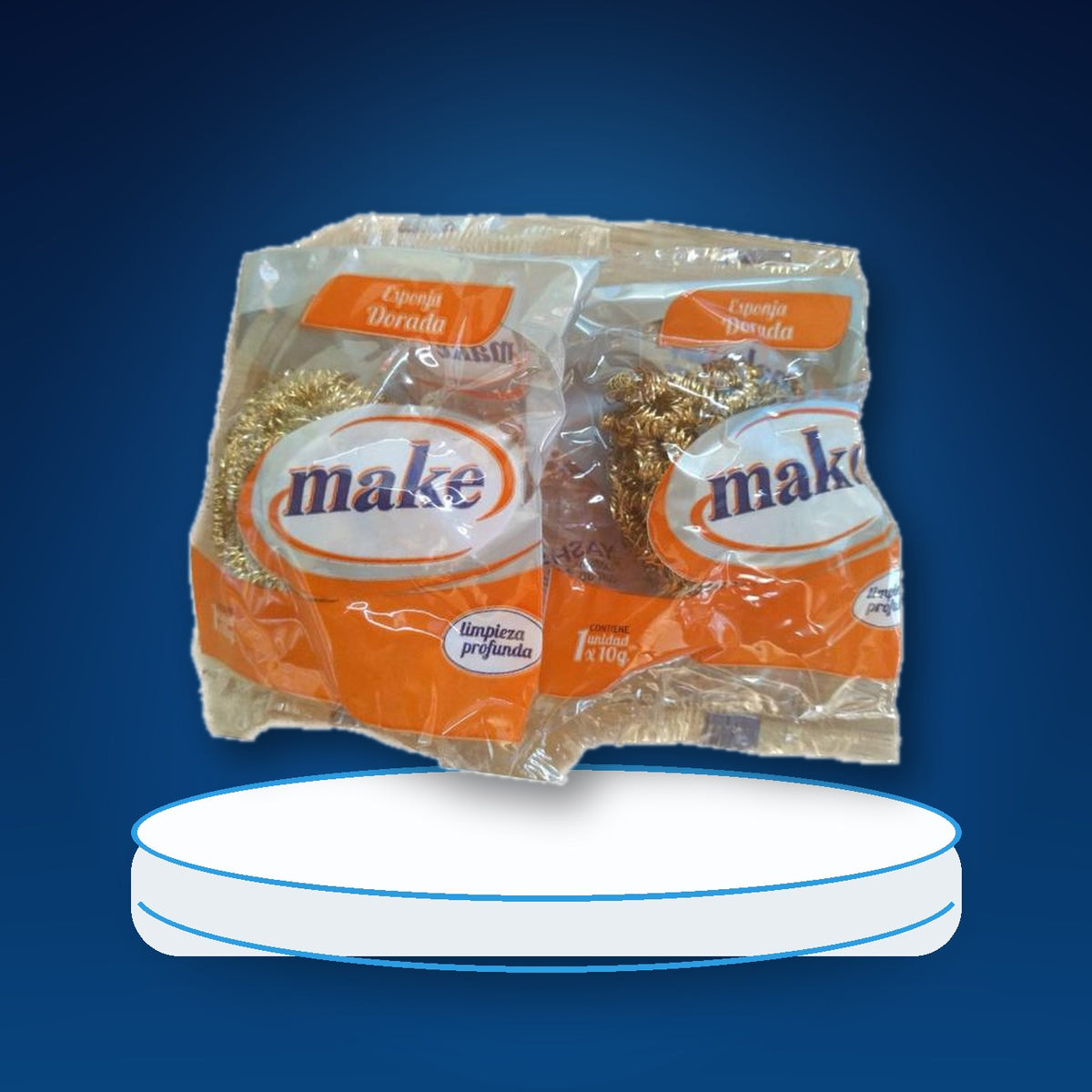 ESPONJA DORADA 10G X 12 U. MAKE