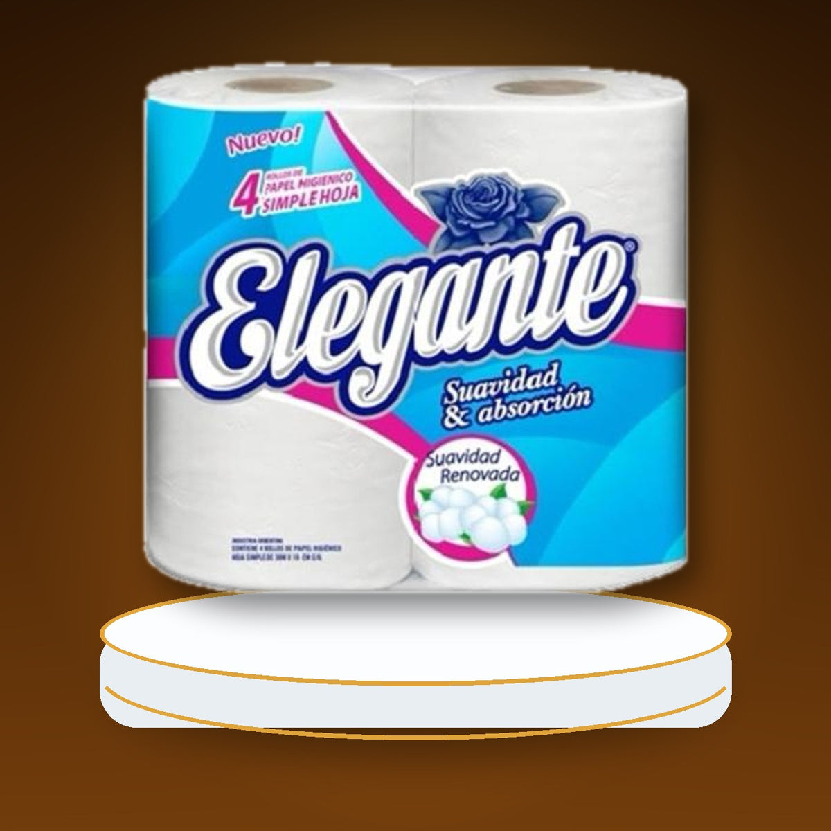 PAPEL ELEGANTE S/H 4U 30M 12 U