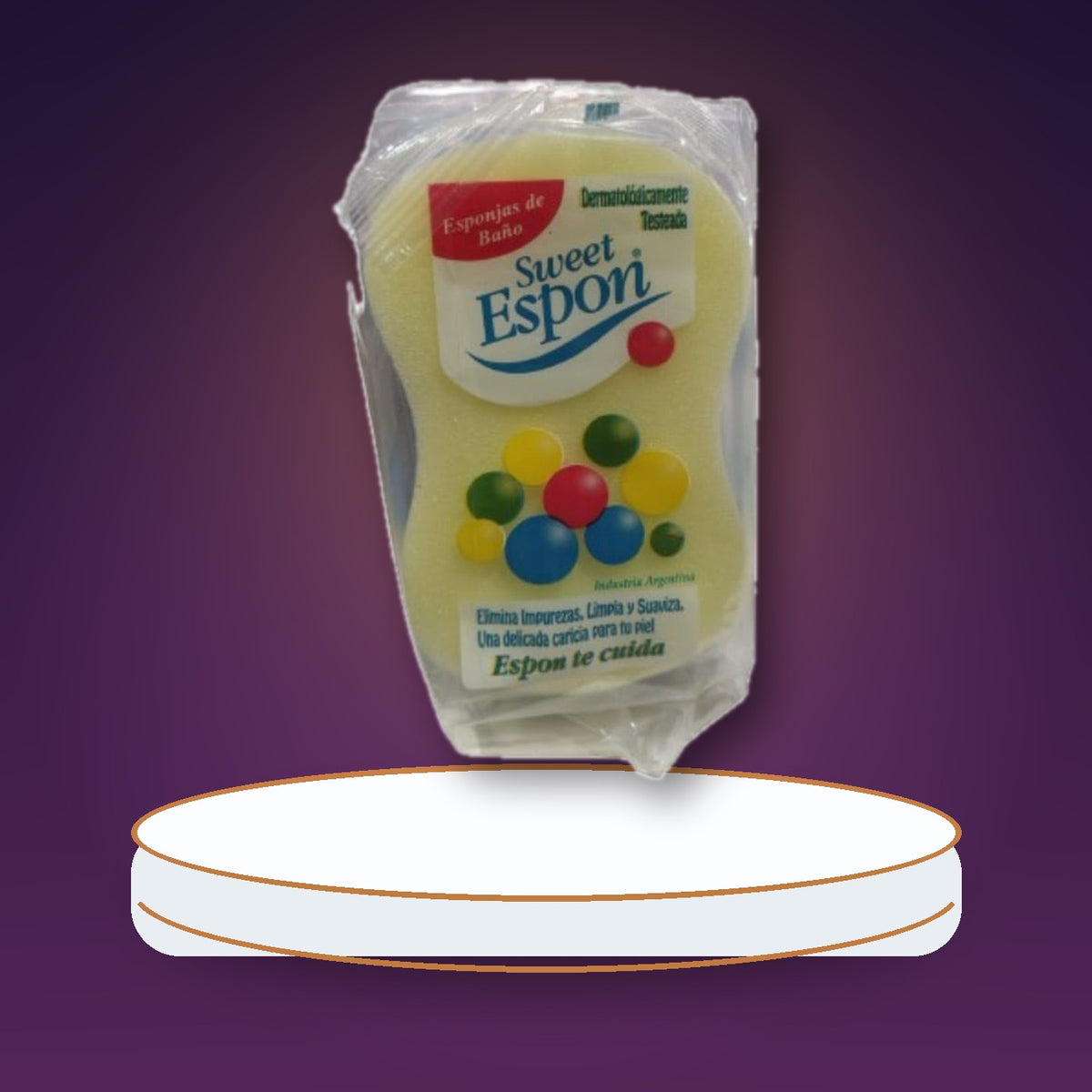 ESPON ESPONJA BAÑO HUESO X6