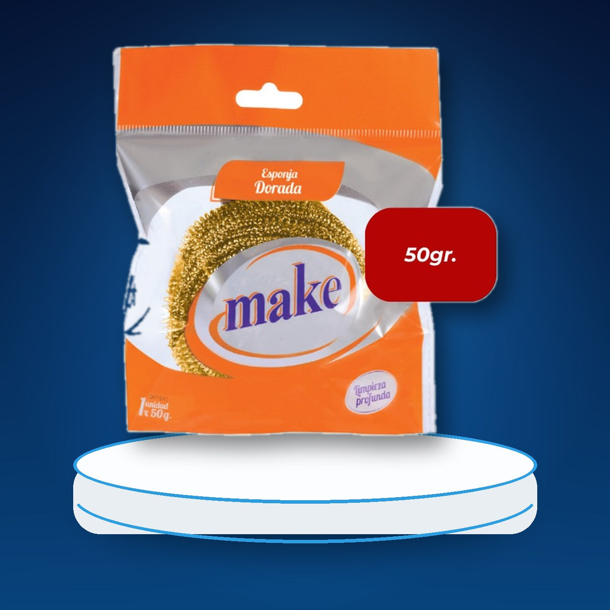 ESPONJA DORADA X50G /MAKE X12