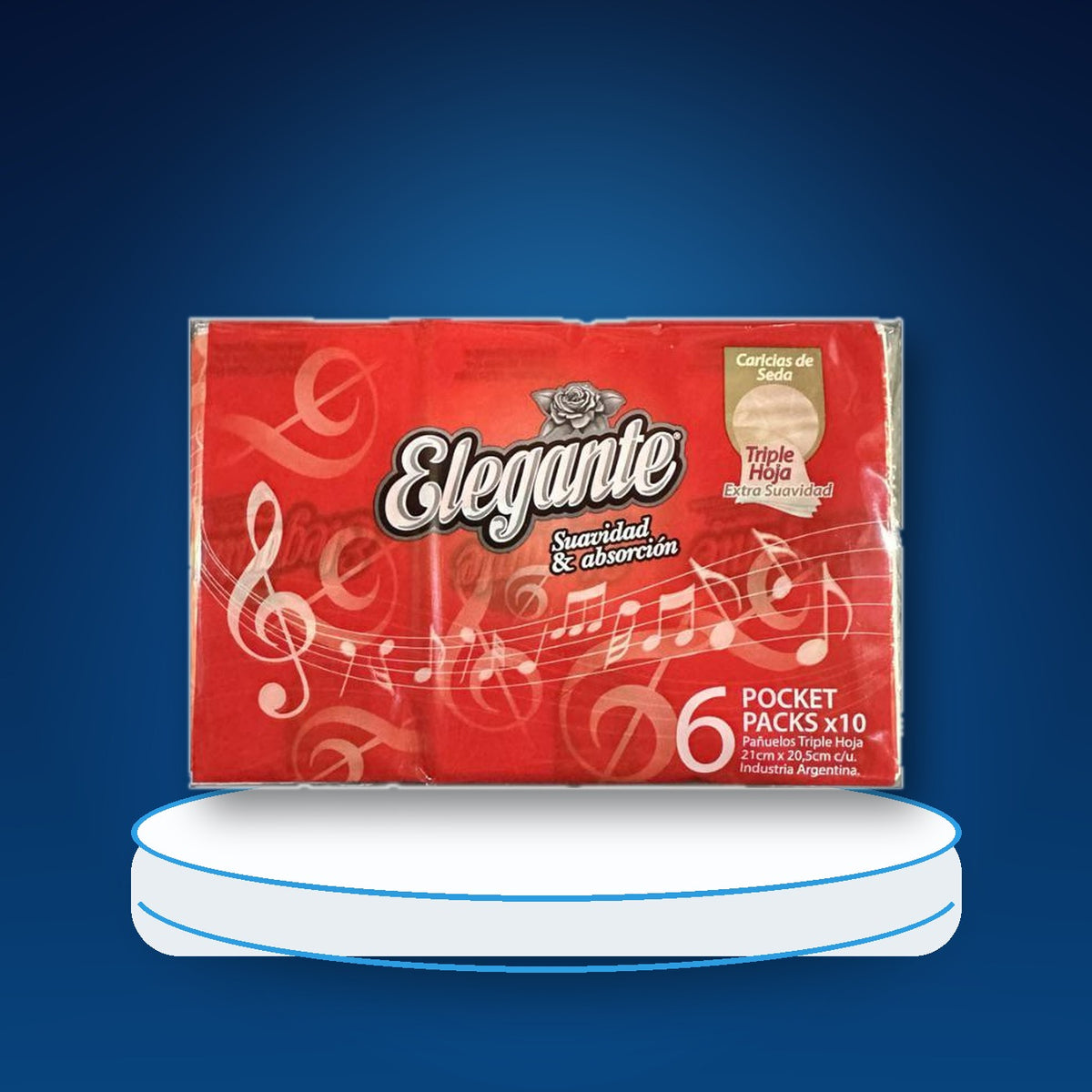 PAÑUELO ELEGANTE DOBLE HOJA X6PAQ X10 / ELEGANTE