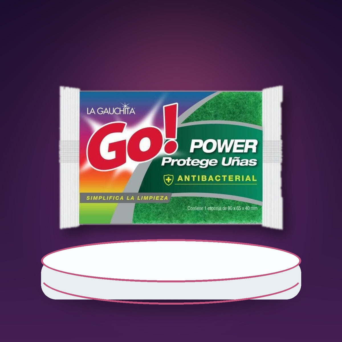 ESPONJA GO SALVA UÑAS X12 / L.G A CUADROS
