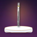 BOMBILLA PLANA LISA ACERO X6U /ARGEN