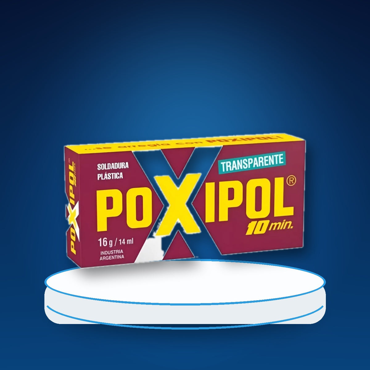 POXIPOL 10MIN TRANSPA/ ERBU