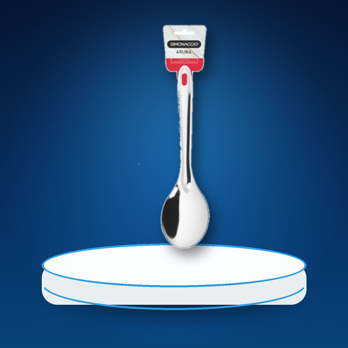 CUCHARA PARA ARROZ CORTA ACEORO INOX / SIMON