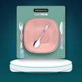 SET BABY 5PZAS ROSA (JGO X3 + PLATOX2) / SIMON