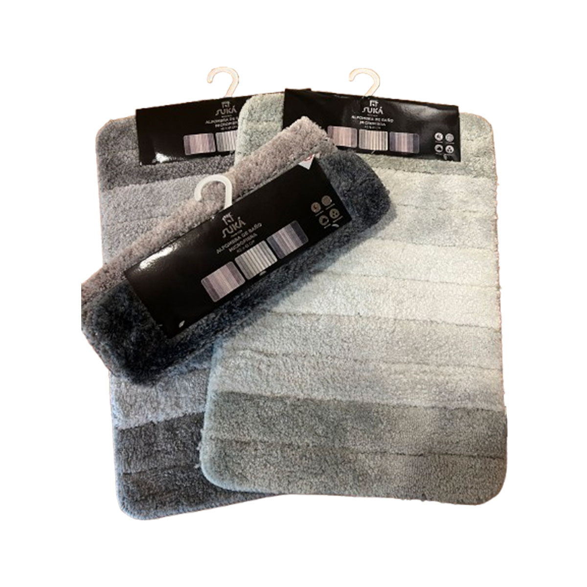 Alfombra salida de baño microfibra 43 x 61 cm Suka BM317B-18